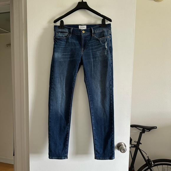 Frame Denim Denim - FRAME Designer Denim Classic Le Garçon Mid Rise Slim Fit Jeans size 27 EUC